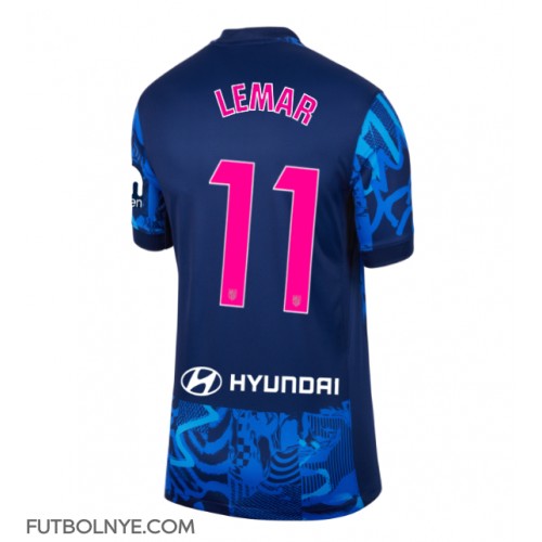 Camiseta Atletico Madrid Thomas Lemar #11 Tercera Equipación para mujer 2024-25 manga corta